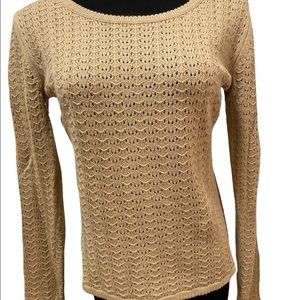 Saks Fifth Ave Silk/Cashmere Sweater, size Large